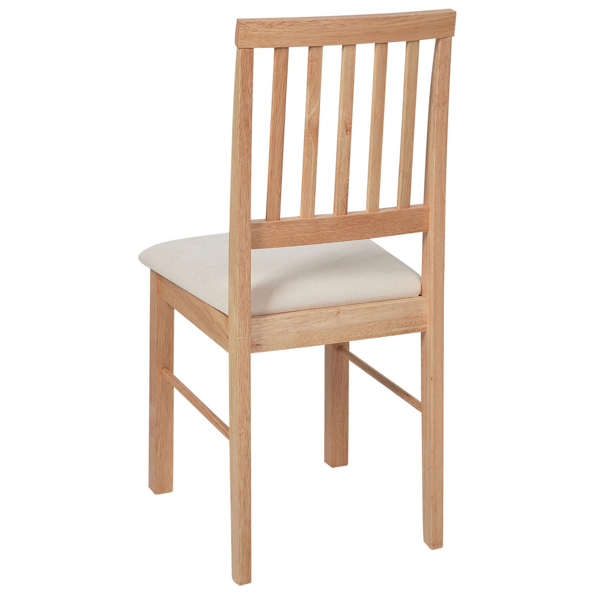 ESSZIMMERSTUHL 2er-Set Heller Holzfarbton Orono - Hellbraun/Beige, Holz (40/92/50cm) - Beliani