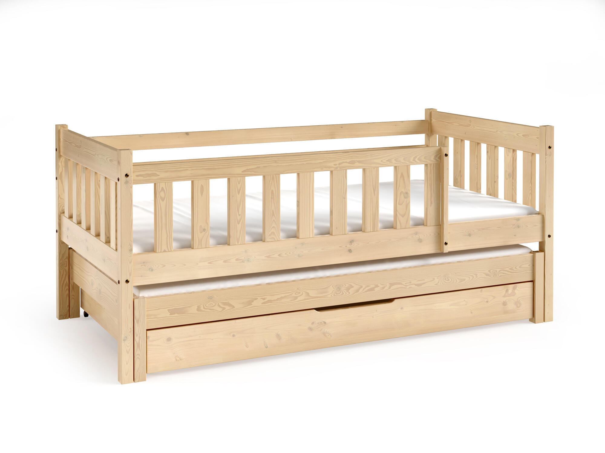 KINDERBETT NELA Beige 168x86x75 cm - Beige, Holz - FURNLUX