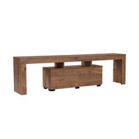 TV-MÖBEL mit 2 Klapptüren 180/31/50 cm - Beige, Holzwerkstoff (31.3/50/180cm) - Calicosy