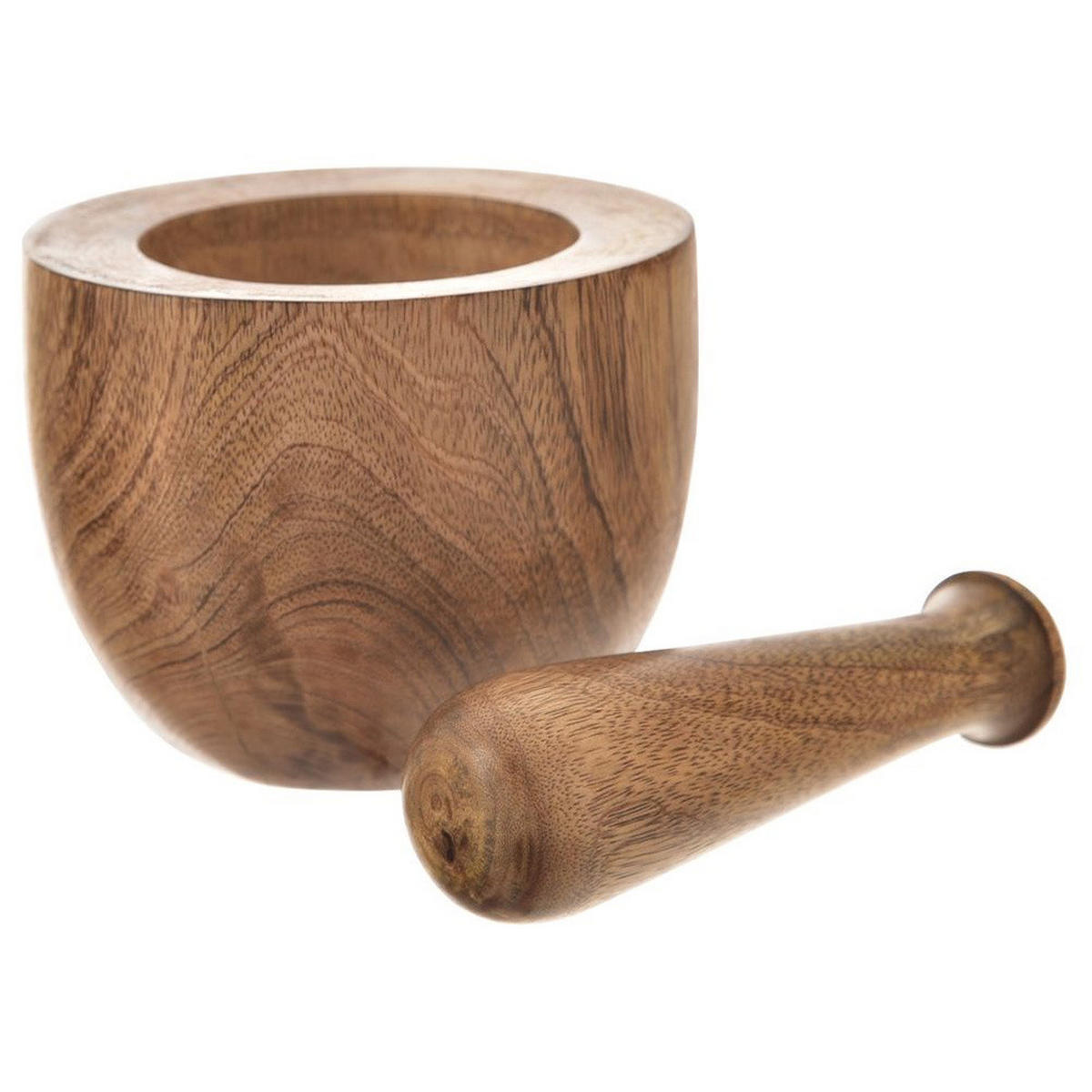 GEWÜRZMÖRSER MANGO Holz - Naturfarben, Holz (13.5/10.5/13.5cm) - Orion 