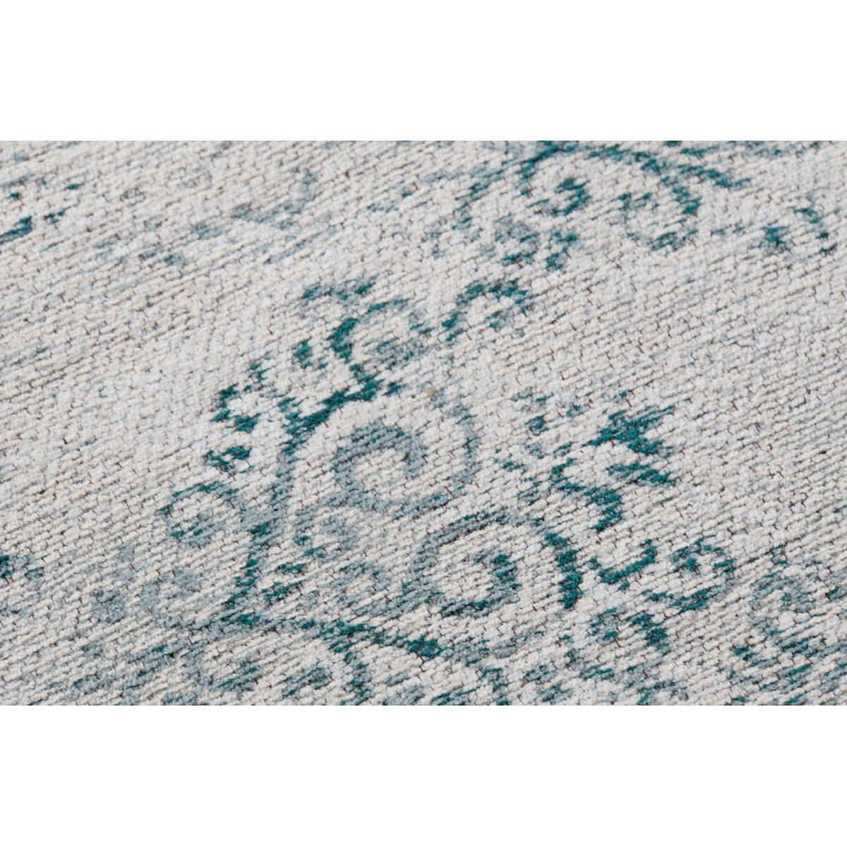 TEPPICH Baumwolle Chenille (60 x 240 x 1 cm) - Weiß, Naturmaterialien (60/240cm) - DKD Home Decor