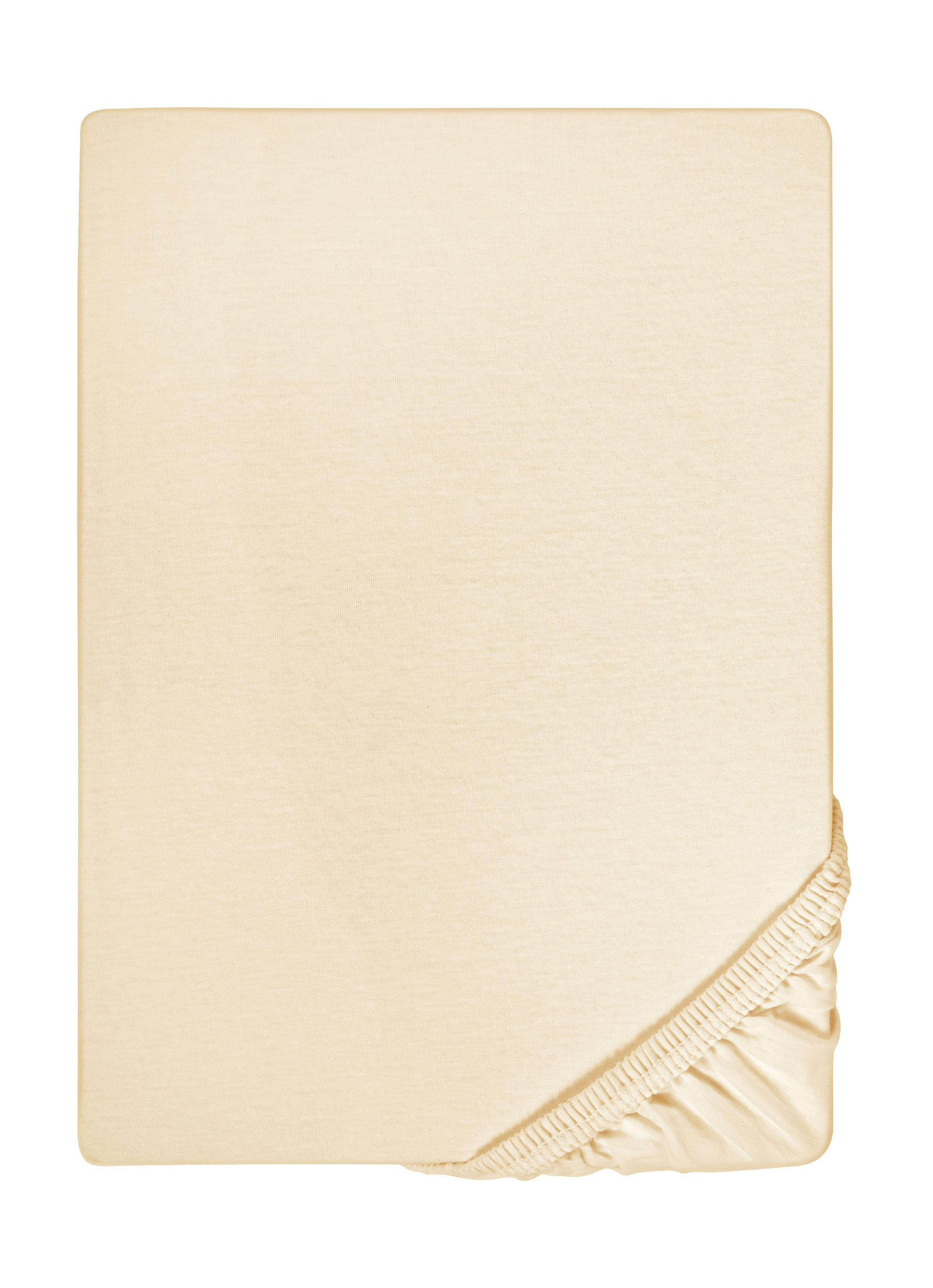 biberna Spannbetttuch Champagner 200x220 cm