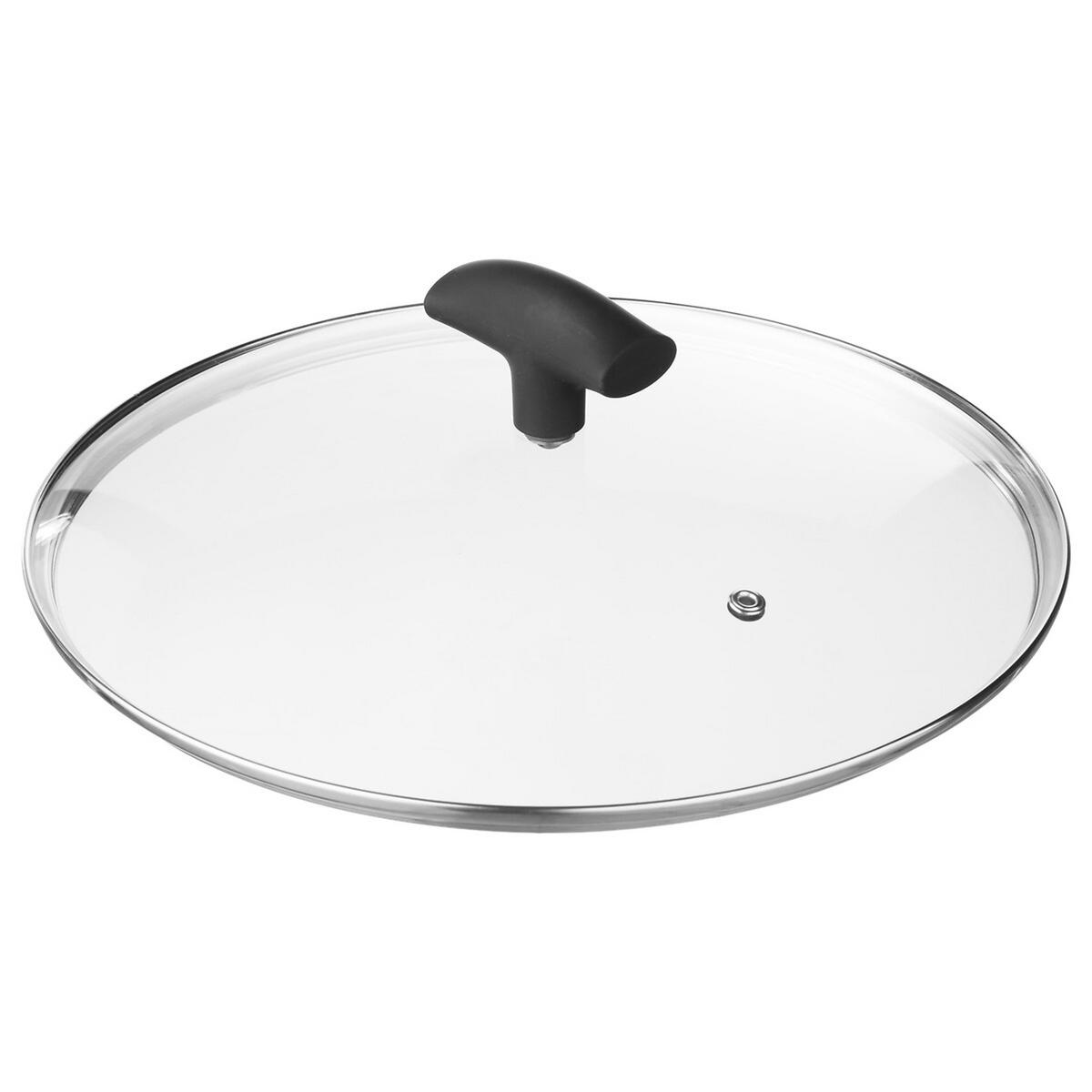 KASSEROLLE Caractere mit Deckel, Aluminium, Kunststoff, Glas, Schwarz, 28 cm - Schwarz, Metall (29/14.1/41cm) - 5five Simply Smart