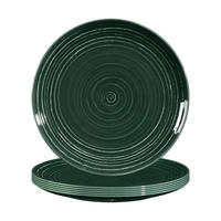 FRÜHSTÜCKSTELLER Terra Moosgrün ø 22,5 cm 6er Set - Dunkelgrün, Keramik (22.5cm) - Seltmann Weiden