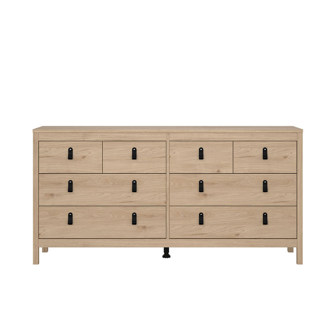 KOMMODE, Madrid, Eiche, Holzwerkstoff, 160 x 39 x 80 cm - Eichefarben, Holzwerkstoff (160/80/39cm) - ebuy24