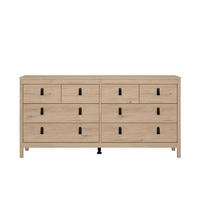 KOMMODE, Madrid, Eiche, Holzwerkstoff, 160 x 39 x 80 cm - Eichefarben, Holzwerkstoff (160/80/39cm) - ebuy24