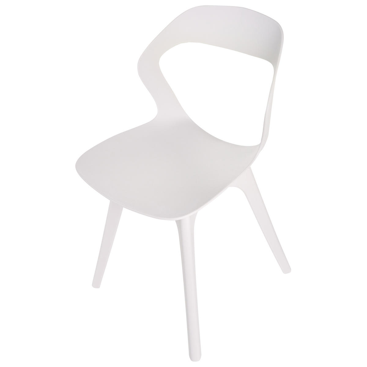 STÜHLEN 4er-Set Taupe Lachania - Taupe, Kunststoff (47/80/45cm) - Beliani