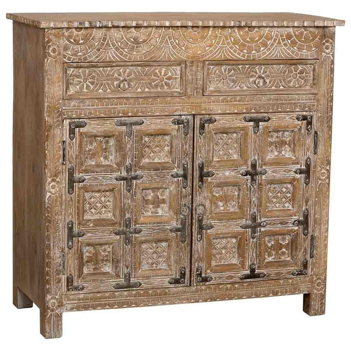 SIDEBOARD aus Holz 92x40x90 cm - Weiß, Holz (92/90/40cm) - Wanderlust