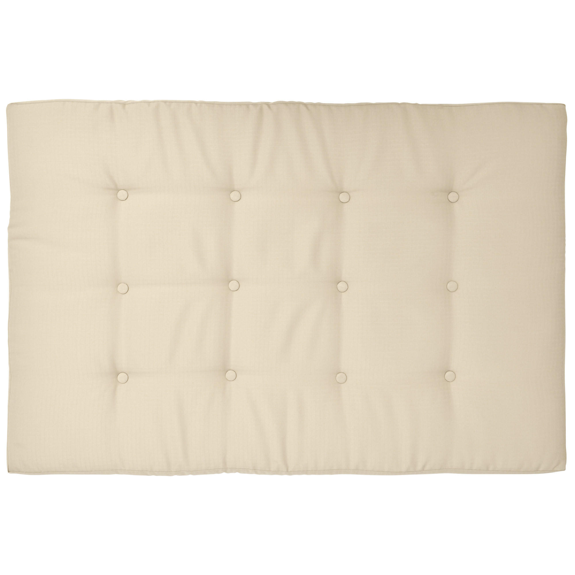 PALETTENKISSEN Eco Elements Sitz 120/80/15 cm Natur - Sandfarben, Textil (80/15/120cm) - Beautissu 