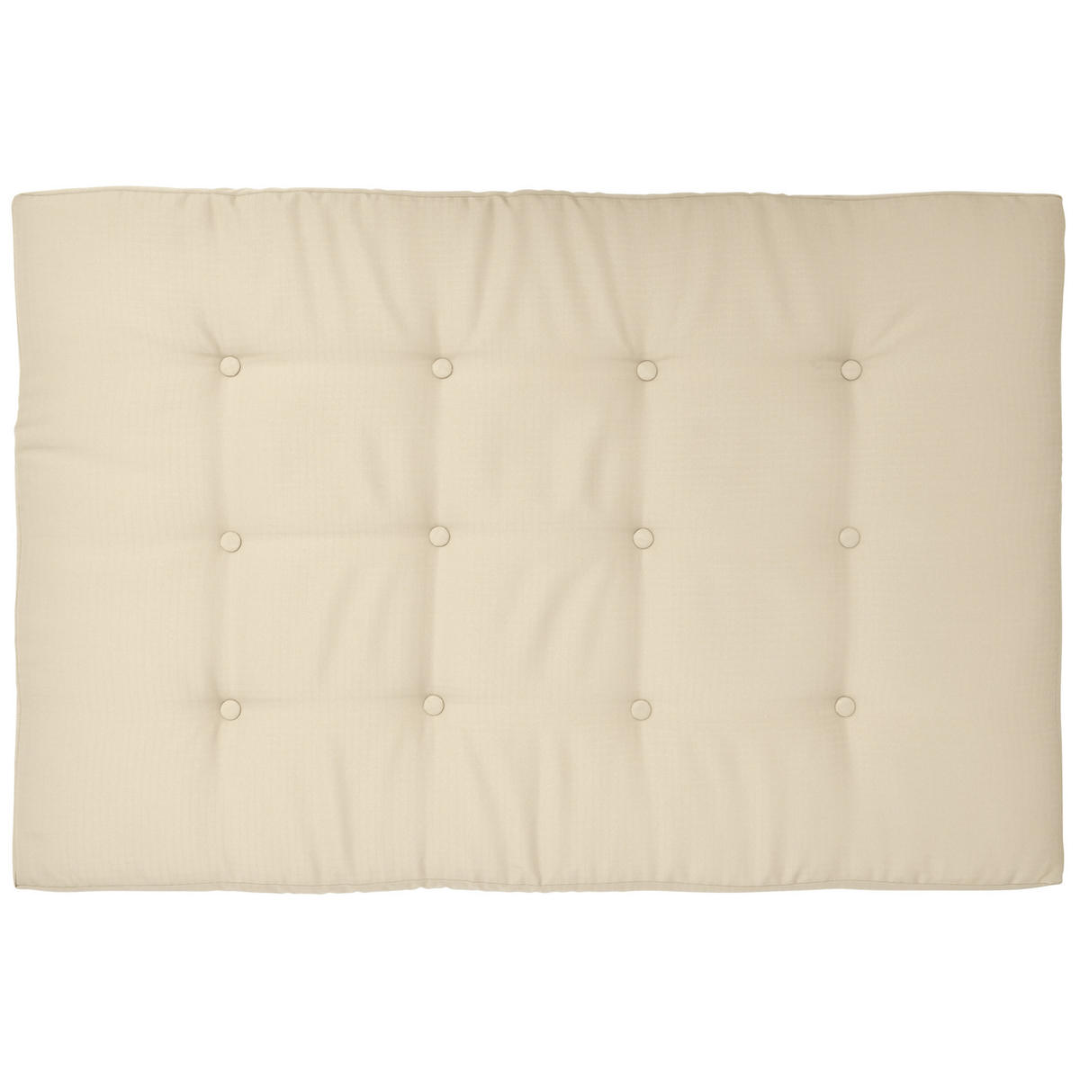 PALETTENKISSEN Eco Elements Sitz 120/80/15 cm Natur - Sandfarben, Textil (80/15/120cm) - Beautissu 