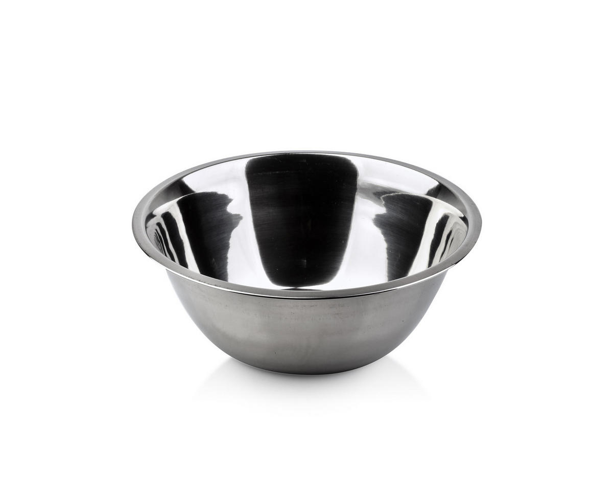 SCHÜSSEL Basic Kitchen Silber 24/24/8.5 cm Metall - Silberfarben, Metall (24cm) - Mondex
