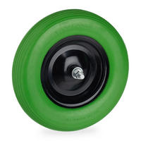 SCHUBKARRENRAD - Multicolor, Kunststoff/Metall (9/39/9cm) - Relaxdays