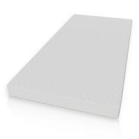 KALTSCHAUMMATRATZE 90x160 cm - Weiß, Textil (90/200cm) - Juskys