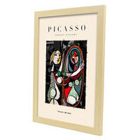 POSTER Picasso Sammlungs40 A3 Rahmen Aus Hellem Holz - Beige, Papier (29.7/5/42cm) - Nacnic