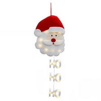 WEIHNACHTSDEKO mit Beleuchtung Hohoho 39/3,1/50 cm - Multicolor, Textil (3.1/50/39cm) - Fééric Lights and Christmas