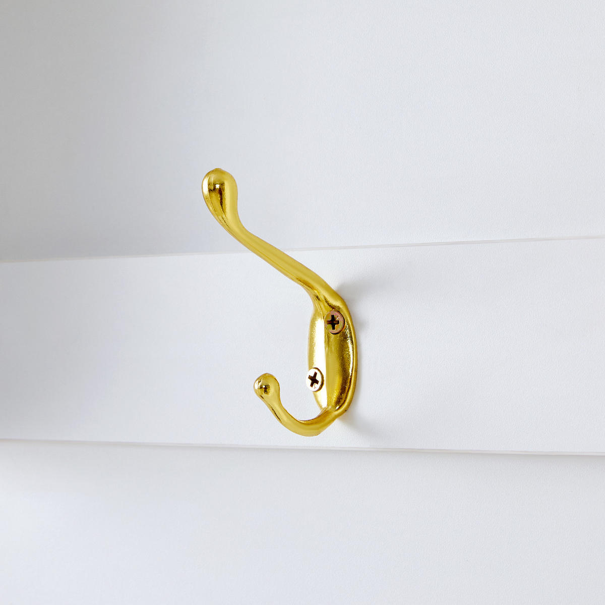 GARDEROBENSET 40/120/200 cm mit Schuhbank, 3 Haken und verstellbarem Einlegeboden, Weiß - Weiß, Holzwerkstoff (120/200/40cm) - Redom
