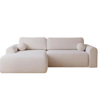 ECKSOFA weiß links AURA - Weiß, Holzwerkstoff (257/177cm) - Compleo24