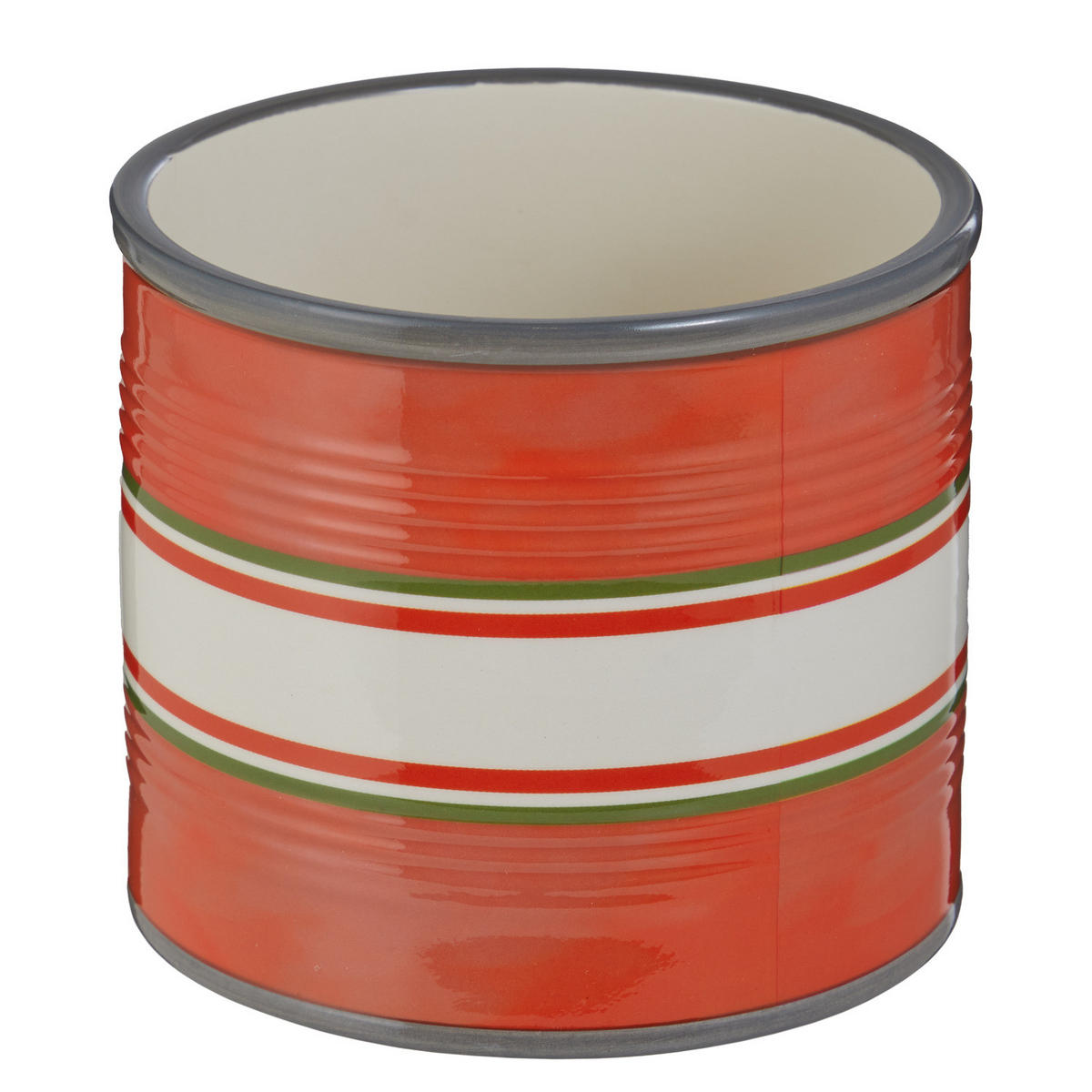 BLUMENTOPF Tin Tomate Ø 13 cm - Rot, Stein (12cm) - Butlers