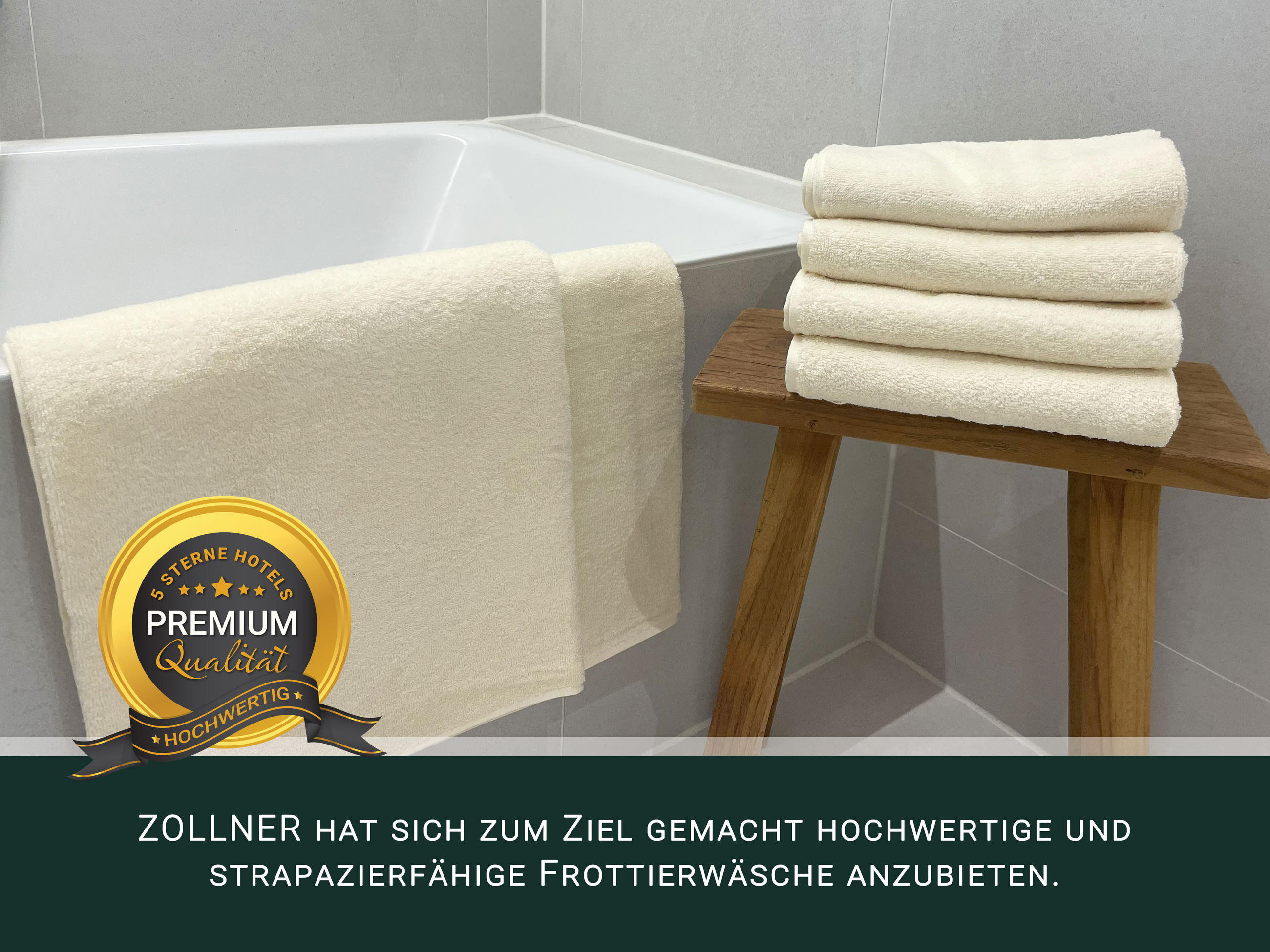 HANDTÜCHER SET, 6er-Set, 50x100 cm + 70x140 cm, 100% Baumwolle, Gelb - Creme, Textil (50/100cm) - Zollner