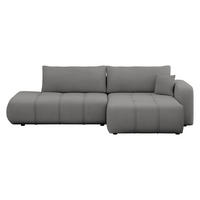 COLTAR Furyn O, Dreapta - grej/negru, material plastic/material textil (145/262cm) - MIRJAN24