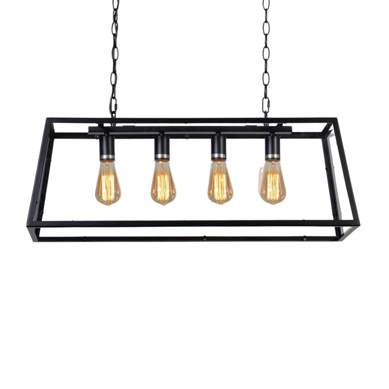 HÄNGELEUCHTE Fresy, Schwarz, 78cm - Schwarz, Glas (78/78/26.5cm) - KOSILUM