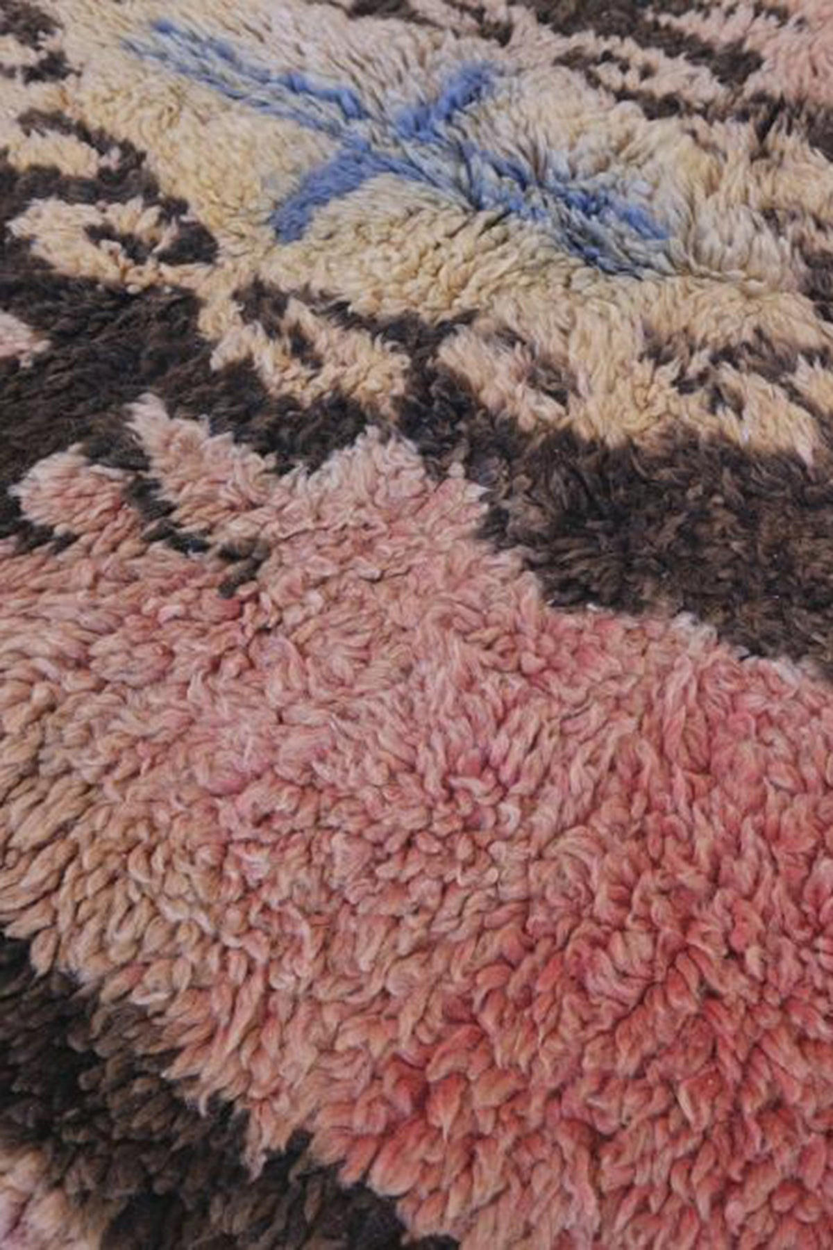 BERBERTEPPICH aus reiner Wolle 112x 207 cm - Pink, Naturmaterialien (112/207cm) - AFK Living