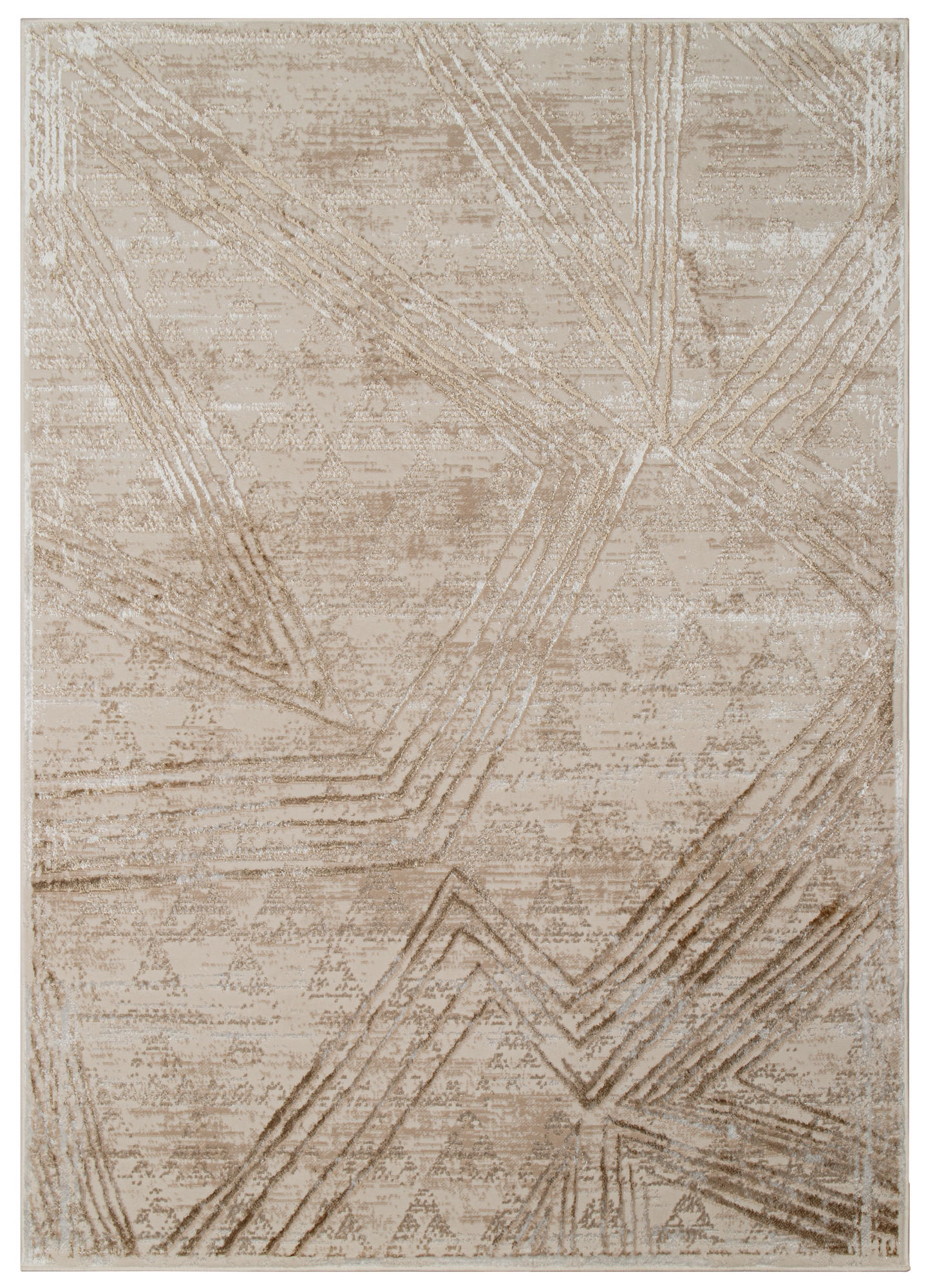 TEPPICH CRYSTAL Creme 180/250 cm - Creme, Textil (180/250cm) - Tapiso
