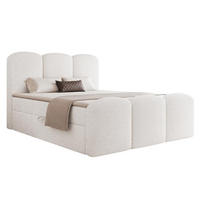 BOXBETT 140x200 VELIA Weiß - Weiß, Holzwerkstoff/Textil (140/200cm) - Compleo24