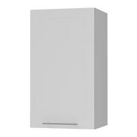 KÜCHENHÄNGESCHRANK Kvantum W2/40 Weiß Matt / Grau Matt 40 / 32,5 / 72cm - Weiß/Grau, Holz/Holzwerkstoff (40/72/32.5cm) - Feldmann-Wohnen