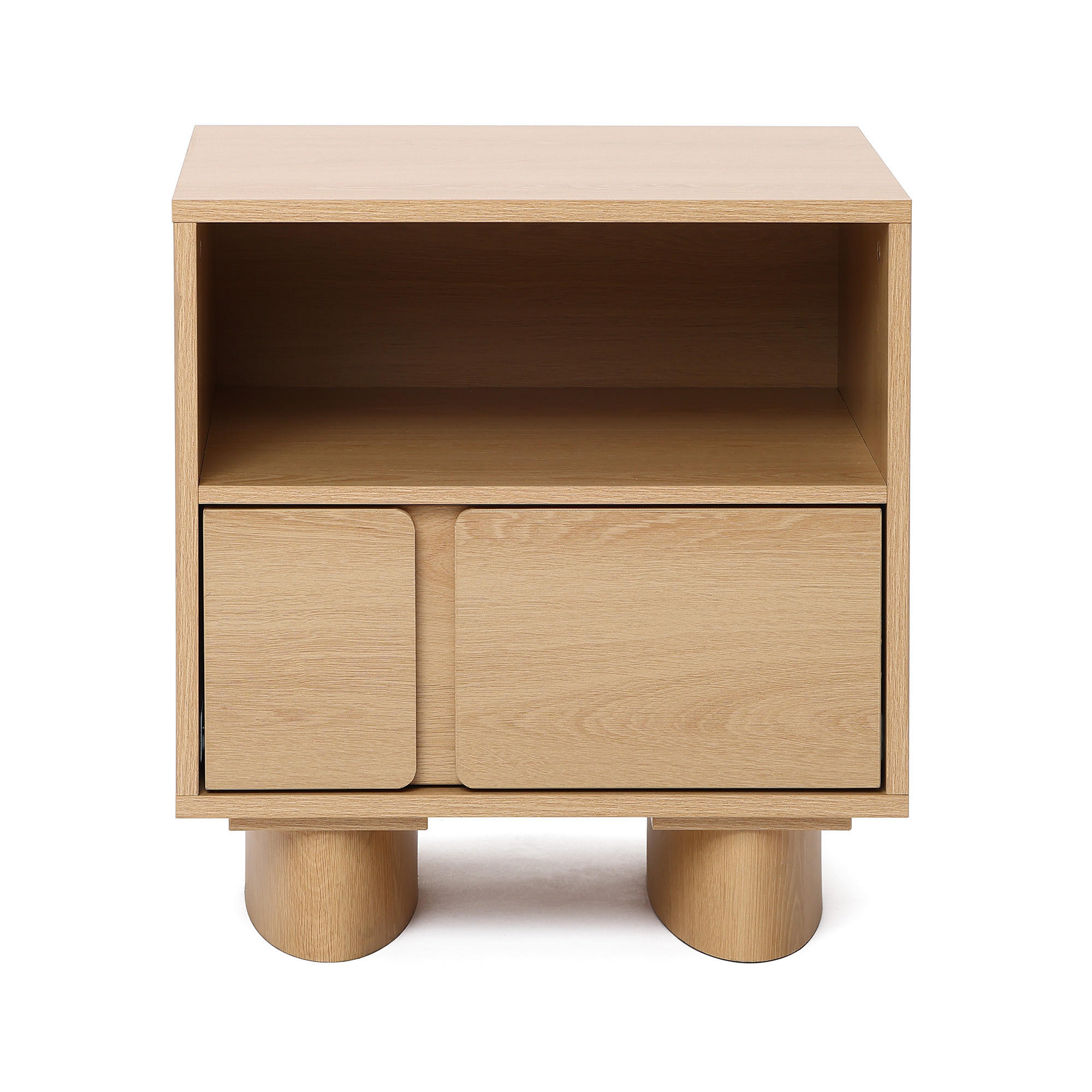 NACHTTISCH | B48 x T39 x H51 cm - Eichefarben, Holzwerkstoff (48/51/39cm) - Hometopia