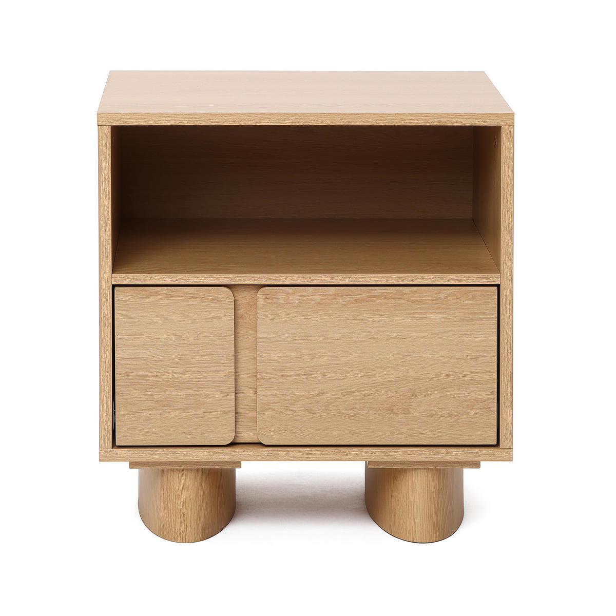 NACHTTISCH | B48 x T39 x H51 cm - Eichefarben, Holzwerkstoff (48/51/39cm) - Hometopia