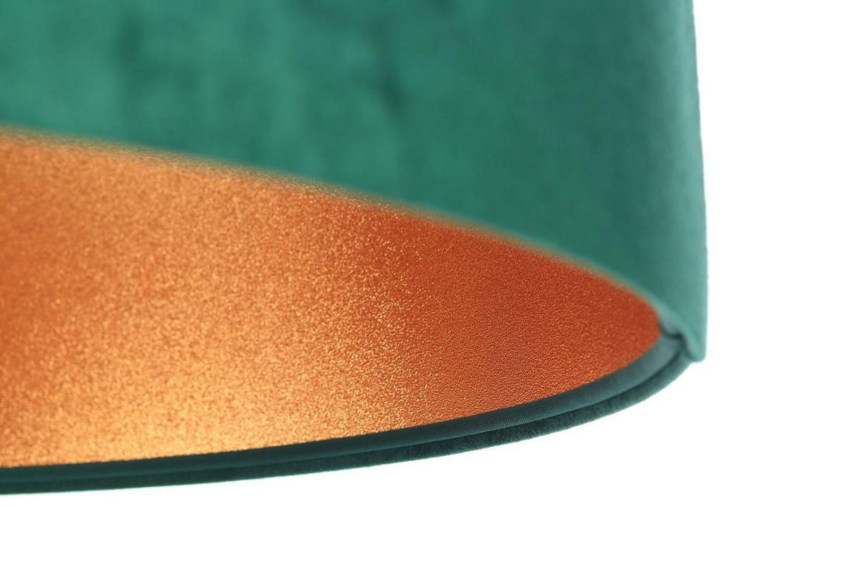 HÄNGELEUCHTE Grün 50/25 cm - Goldfarben/Grün, Kunststoff (50/0.8/25cm) - ONZENO