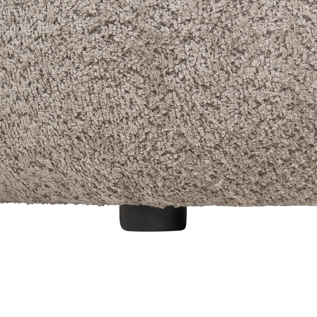 SESSEL Chenillegewebe Taupe Volda - Taupe, Textil (78/74/80cm) - Beliani