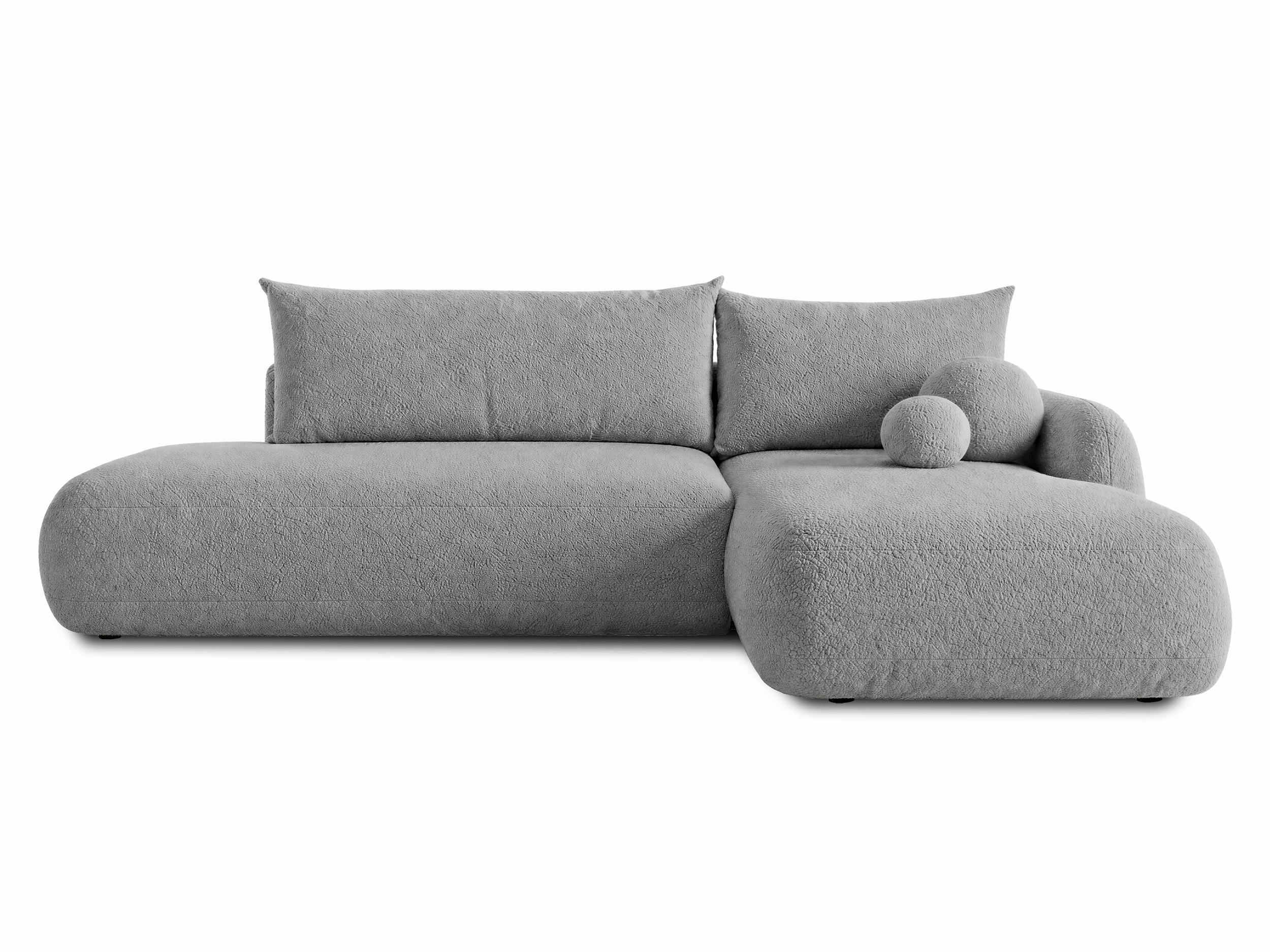 ECKSOFA Neto, Seite: Rechts - Schwarz/Grau, Holz/Kunststoff (187/300cm) - Sofnet