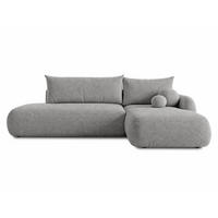 ECKSOFA Neto, Seite: Rechts - Schwarz/Grau, Holz/Kunststoff (187/300cm) - Sofnet