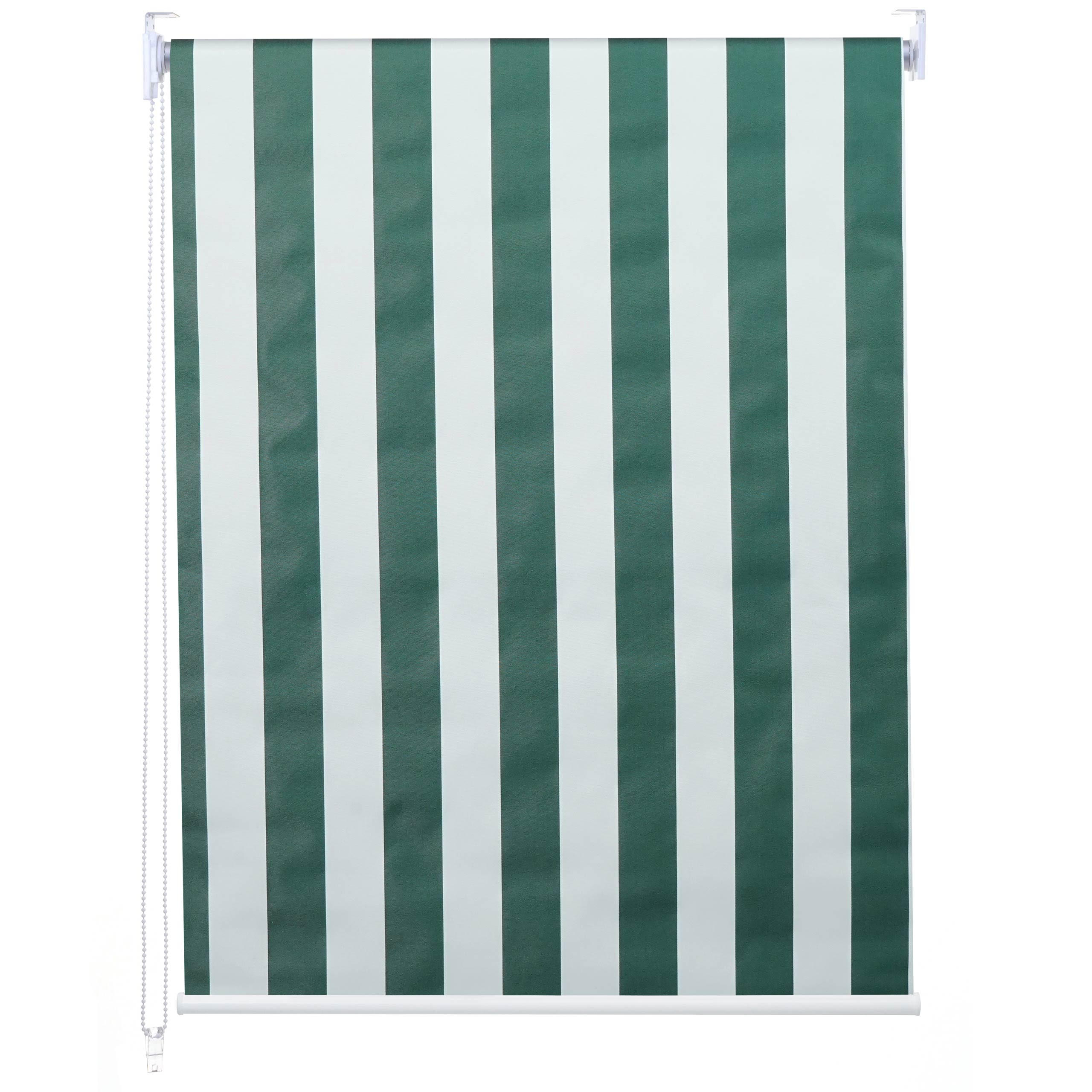 ROLLO Grün, Weiß - Weiß/Grün, Textil (80/230/7cm) - MCW