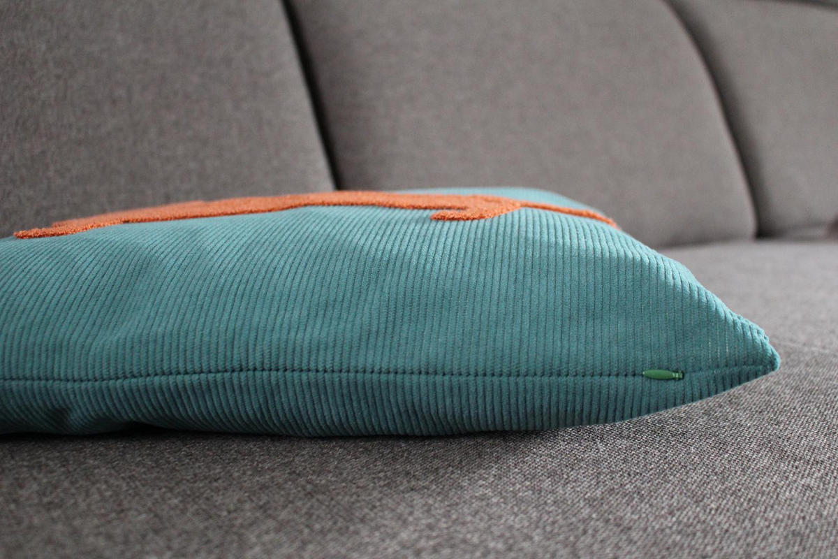 KISSENHÜLLE Pixie - Petrol, Textil (45/45cm) - Magma Heimtexx