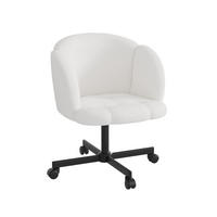 DREHSTUHL, Schreibtischstuhl, Höhenverstellbar, Teddy, Beige - Beige, Textil (64/87/66cm) - FLIEKS