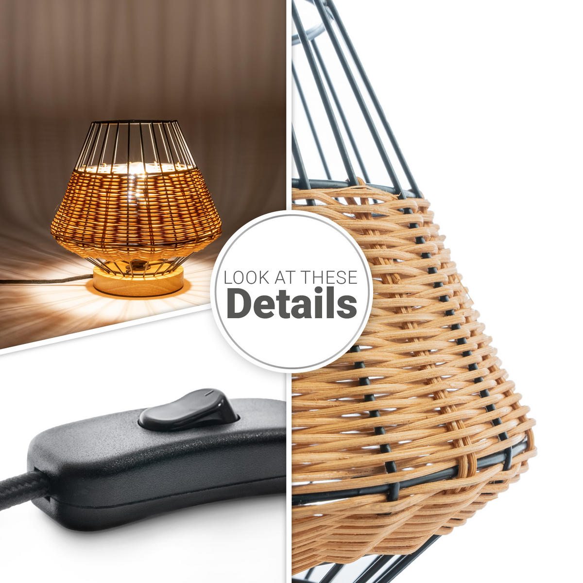 PENDELLEUCHTE Punto - Schwarz, Metall (21/21/22.4cm) - Paco Home