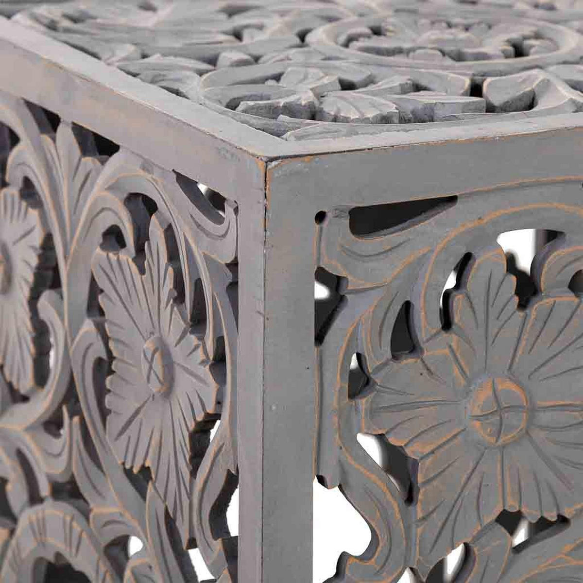 TISCH aus Holz, weiß, 45cm - Weiß, Holzwerkstoff (45/45/45cm) - Wanderlust