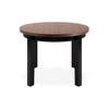 ESSTISCH BALTE Ausziehbar 100-140cm Rund, Walnuss mittel/schwarz - Walnussfarben/Schwarz, Holz (100/140/76cm) - KONSIMO®