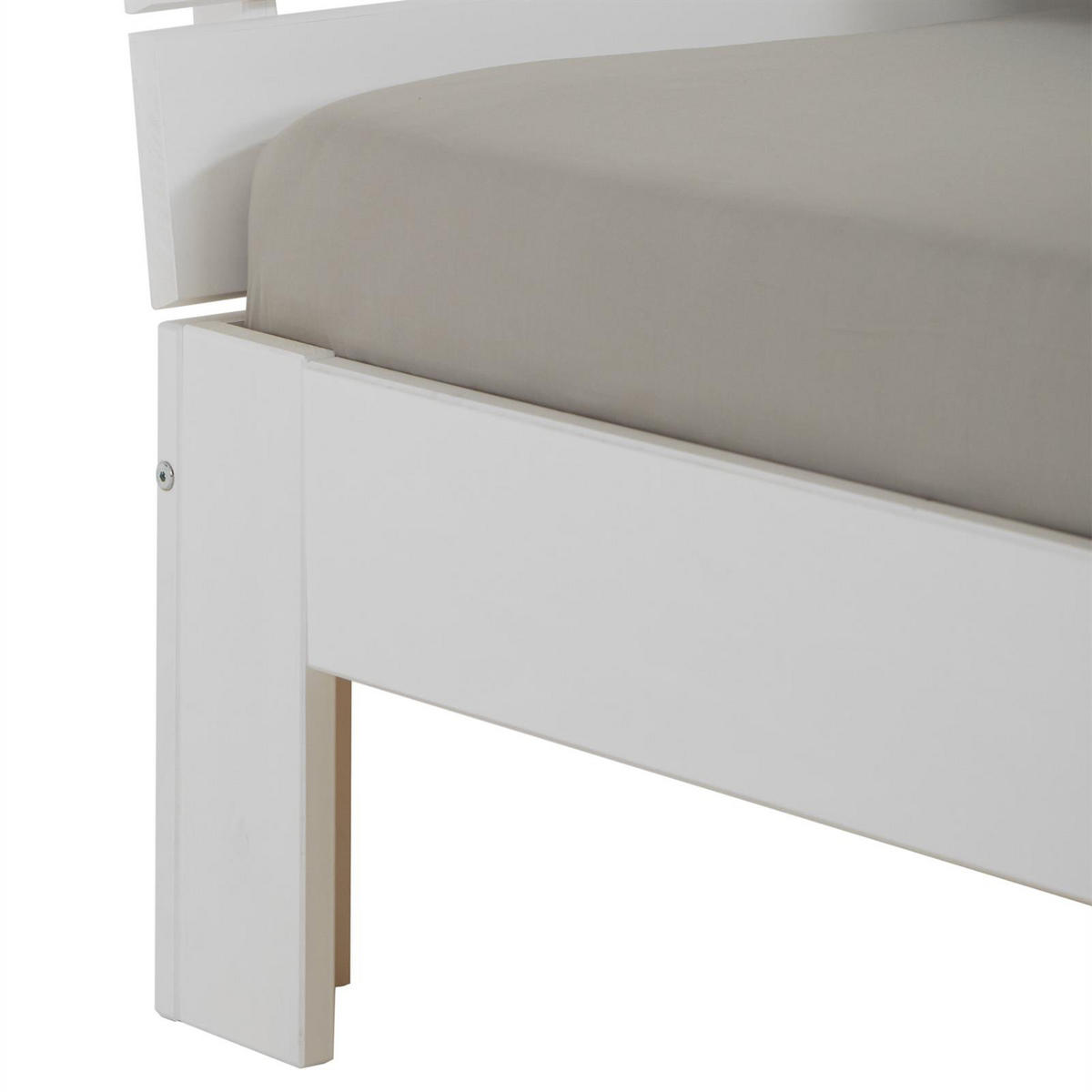 DOPPELBETT THOMAS 140X200 CM - Weiß, Holz (140/200cm) - IDIMEX