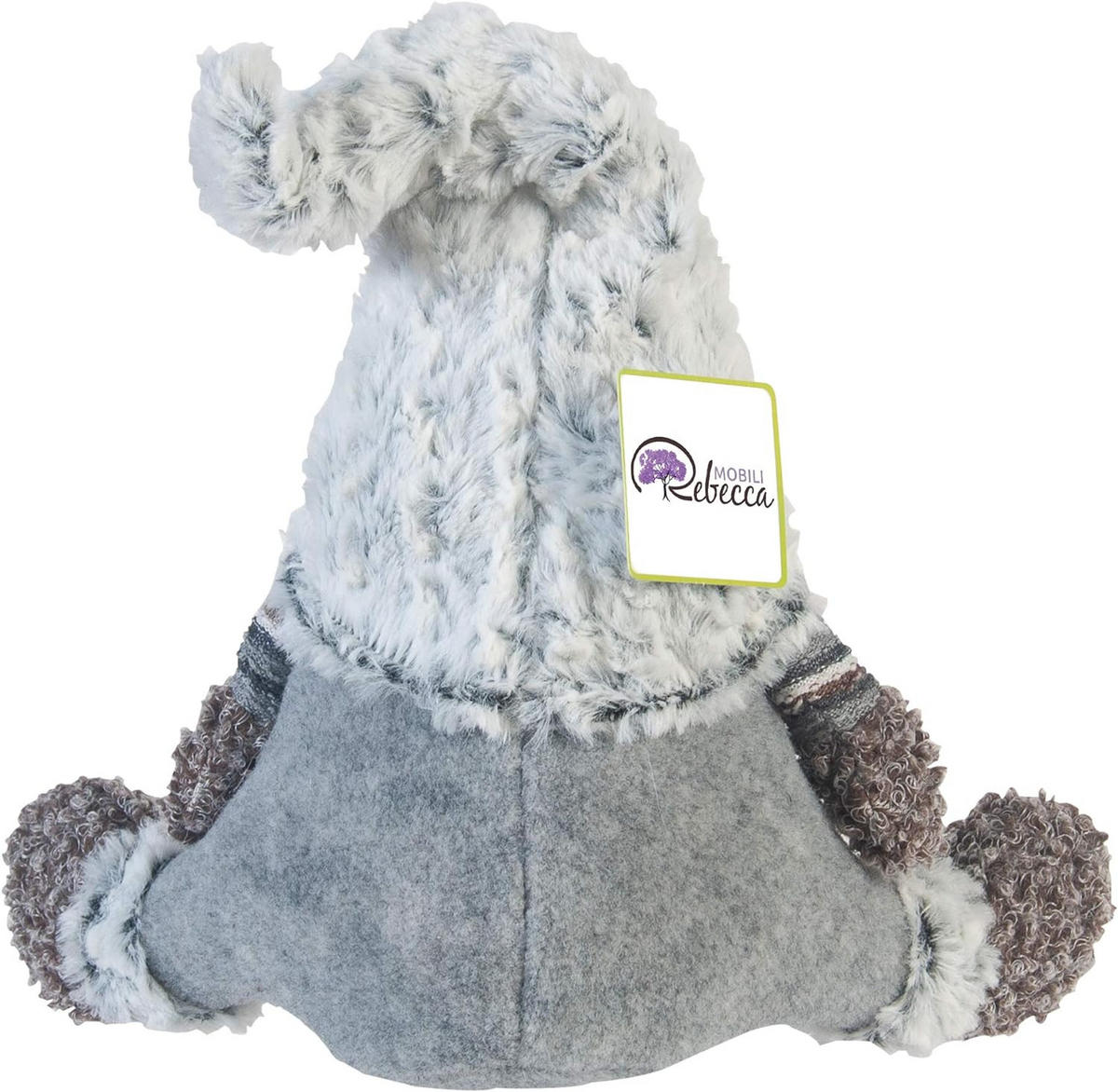 SCANDINAVISCHER GNOM Grau 24/16/35 cm - Grau, Textil (24/35/16cm) - Mobili Rebecca