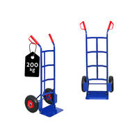 SACKKARRE Odin 115x54x44cm Tragkraft 200kg Lufträder Stahlrahmen Blau - Blau, Metall (44/54/115cm) - PROREGAL