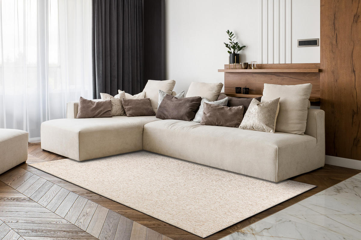 TEPPICH Casablanca washable 80/150 cm - Creme, Textil (80/150cm) - rugsX