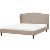 POLSTERBETT 180/200cm Sandbeige Colmar - Beige, Textil (180/200cm) - Beliani