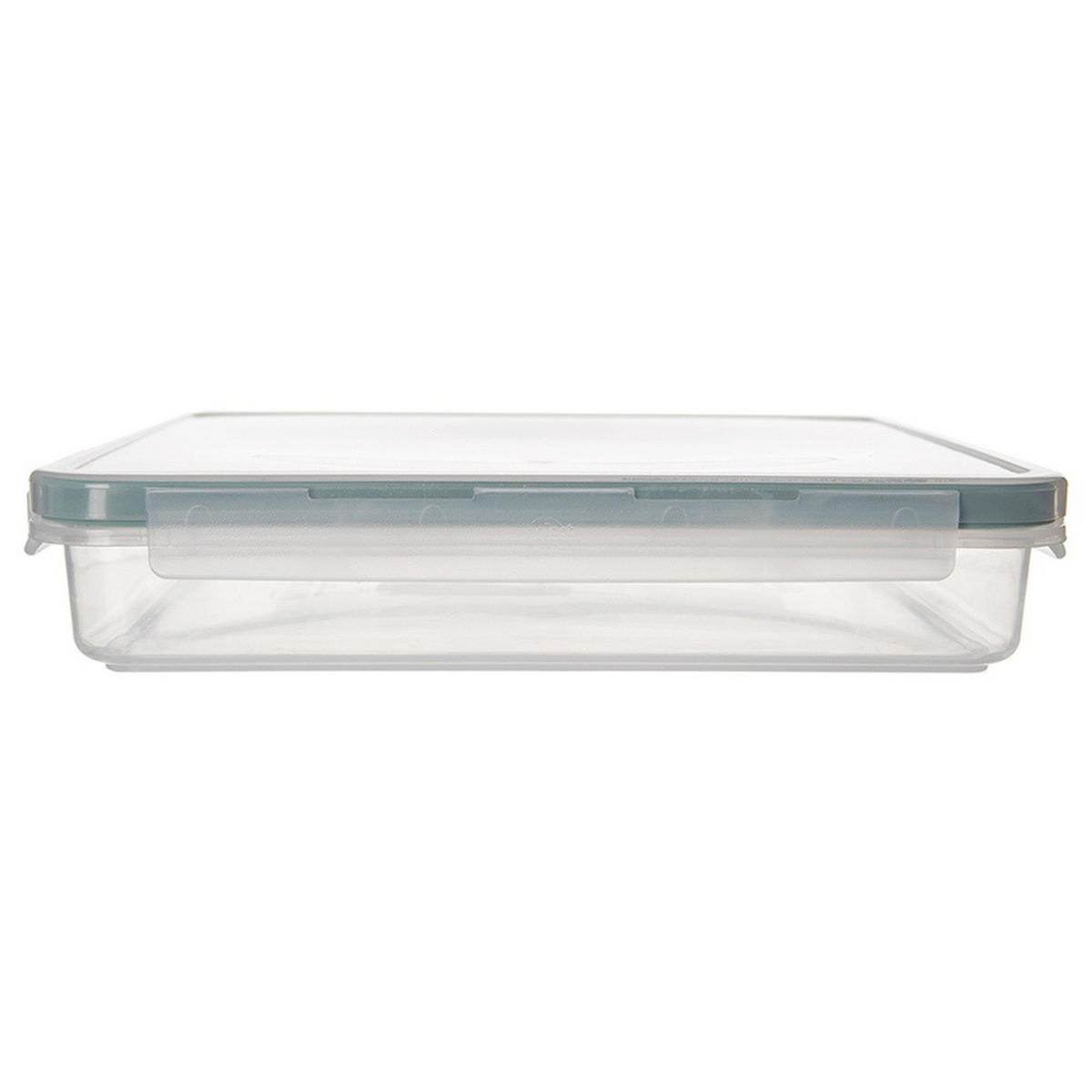 LEBENSMITTELBEHÄLTER flach 900 ml Transparent - Transparent, Kunststoff (21.5/4/21.5cm) - Orion 