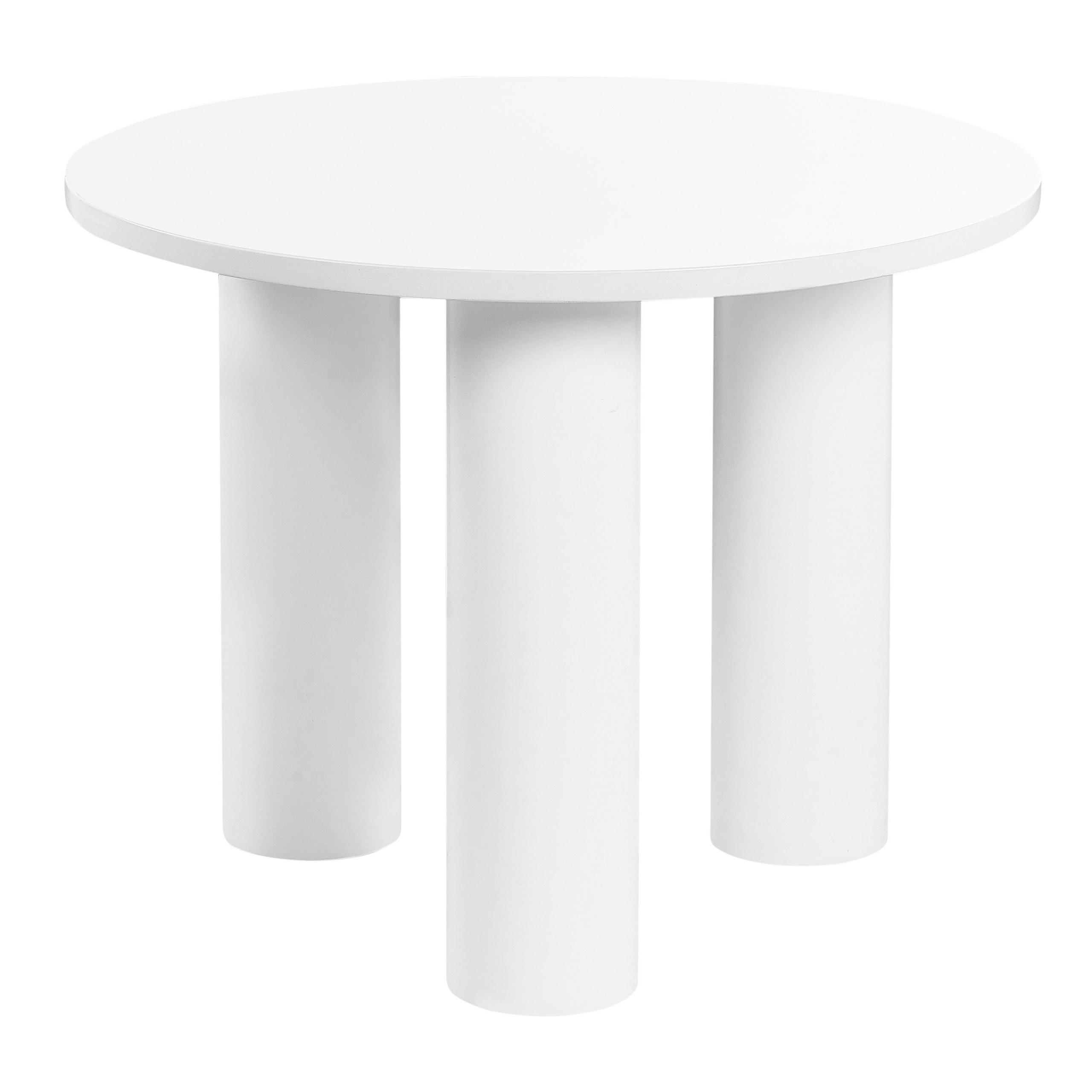 COUCHTISCH Weiß Senoia - Weiß, Holzwerkstoff (60/60/46cm) - Beliani