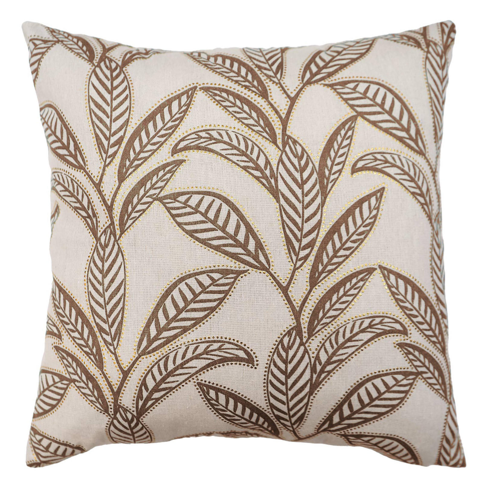 Douceur d´intérieur Dekokissen Braun 45x45 cm