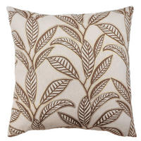 DEKOKISSEN mit metallischem Aufdruck und Reißverschluss Mickie 45/45 cm - Braun, Textil (45/45cm) - Douceur d´intérieur